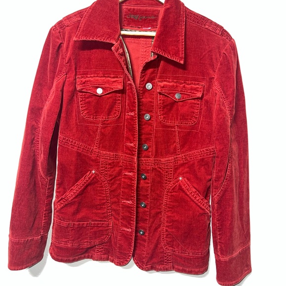 Jag‎ Jeans Red Velvet Corduroy Jacket - Picture 1 of 4
